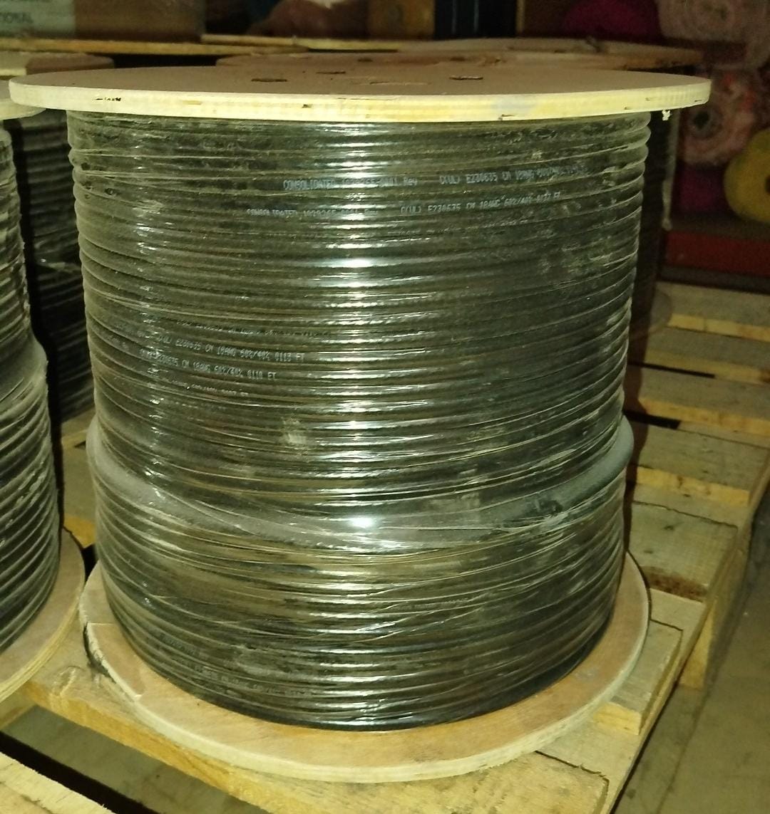 LOTE CARRETES CON CABLE CONSOLIDATED